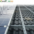Galerie de toit à panneau solaire à toit incliné