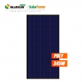 Panneaux solaires polycristallins noirs du panneau solaire 345W 345Watt 345 W de module PV de Bluesun pour la maison