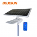 Bluesun facile installent la lumière menée solaire de réverbère solaire de 50Watt 80W 100W avec la batterie de secours