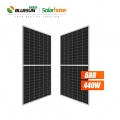BluesunModule solaire à haute efficacité 144cellules Panneau solaire à demi-coupe Perc 440Watt 440W Module PV noir 440Wp Paneles Solares