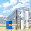 Bluesun Nouveautés AC DC Pompe à eau solaire submersible 110V 2HP 3HP 5HP Pompe à eau solaire