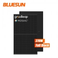 Bluesun USA Certification UL Panneau PV noir Panneaux solaires monocristallins 370 watts Module PV demi-cellule 370Wp
    
