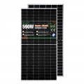 Panneaux solaires Bluesun Half Cell Topcon Bifacial 580w Panneaux solaires demi-coupés 580watt
