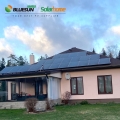 Système solaire hybride de stockage d'énergie de batterie au lithium de bluesun 15kw pour la maison
