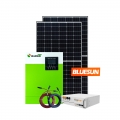 Système d'alimentation solaire hors réseau 6KW avec batterie