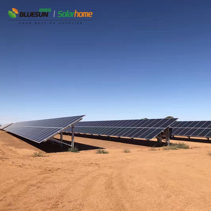 introduction de modules photovoltaïques à haute efficacité tels que panneaux solaires bifaciaux, panneaux solaires demi-cellules