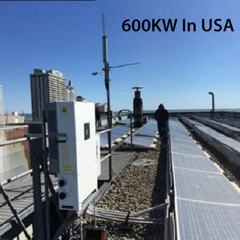 Système d'énergie solaire au sol de 600 kW aux États-Unis