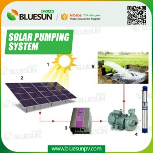 solar water pump irrigation system