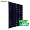 Panneaux solaires monocristallins du rendement élevé 48V 490watt de panneau PV de Bluesun