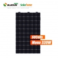 Bluesun vente chaude mono panneaux solaires bifaciaux 315W 320W 325W 330W prix du panneau solaire