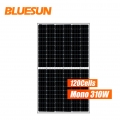 Bluesun Hot Sale Half Cell 310W Perc Panneau solaire 120 cellules panneau solaire