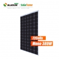 Bluesun vente chaude mono panneaux solaires bifaciaux 380W 390W 400W prix du panneau solaire