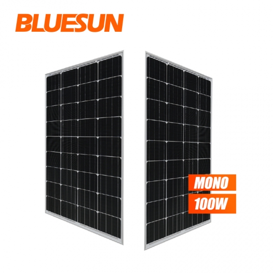 Bluesun 100w Mono Solar Panel 12V 100W Solar Panel 100 Watt Solar Cells Solar Panel