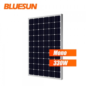 Bluesun high quality mono PV 320w solar panels 330 watt solar panel with solar panel mounting