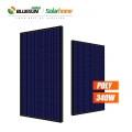 Panneau solaire Bluesun 340W Black Backsheet Poly 340 W 340Watt 350W 355 W Panneau solaire à cellules solaires
