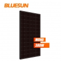 Panneau solaire mono 380W 380Watt 380Wp 380 W de module PV noir à haute efficacité Bluesun