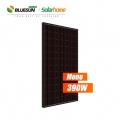 Panneau solaire Bluesun Full Black Frame Monocristallin 375W 380W 385W 390W 395W Panneau solaire en gros