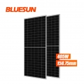 Bluesun MBB Tech 405w demi-cellule monofacial verre Perc 405watt panneau solaire module solaire monocristallin