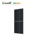 Bluesun 210mm cellule solaire 550watt double verre panneau solaire solaire 550w bifacial demi-cellule pv panneau solaire mono 210mm bipv panneau solaire
