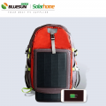Bluesun Livraison gratuite Sac solaire avec des panneaux solaires à couche mince Sacs Sac à dos solaire pour sports de plein air