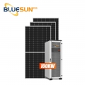Système de stockage d'énergie solaire Bluesun Batterie 10KW 12KW 30KW 50KW 100KW Système solaire commercial 100kva 100 Kw Système hybride hors réseau à énergie solaire