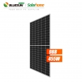 USA stock 455W panneau solaire 455watt demi-coupé 144 cellules mono perc panneau solaire avec la technologie la plus récente
