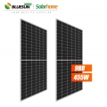Certificat UL US Stock bifacial 455W panneaux solaires mono BSM455M-72HBD panneau solaire en verre double