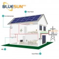 Bluesun 1MW 2MW 3MW conception de centrale d'énergie solaire hybride hors réseau pour le projet EPC
