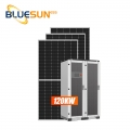 Système d'énergie solaire hybride 120KW avec système de stockage