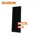 Bluesun Shingled Halfcell 100W 110W Panneau solaire tout noir Panneaux solaires en silicium monocristallin noir 110Watt