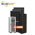Système hybride de stockage d'énergie de batterie de système de panneau solaire de Bluesun 30KW 50KW 100KW 150KW avec la norme d'AS/NZS 4777.2