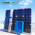 Ensemble complet de pompe solaire DC 110V 1100W Pompe à eau submersible à énergie solaire au Kenya