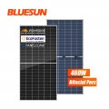Bluesun UL Certificat Bifacial Panneau Solaire BSM460M-72HBD MBB Technologie 460W Panneau Solaire Double Verre En Stock US
