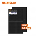 Bluesun USA Certification UL Panneau PV noir Panneaux solaires monocristallins 370Watt Module PV demi-cellule 370Wp
