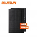 Panneau solaire pv noir à haut rendement Bluesun 440watt jet n-type 450w prix des panneaux solaires à bardeaux mono