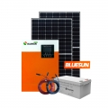 Système d'alimentation solaire 2KW hors réseau avec batterie de secours