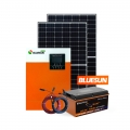 Système d'alimentation solaire 2KW hors réseau avec batterie de secours