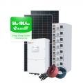 Système solaire hybride personnalisé à usage commercial, 100kw, 50kw, avec batterie au lithium de 200kwh