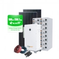 Système d'énergie solaire hybride adapté aux besoins du client d'utilisation commerciale hors grille 50 kilowatts 100kw 150kw 200kw