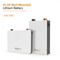 
     Batterie au lithium solaire 51.2v 200A, batteries au lithium-ion, montage mural, au lithium
    