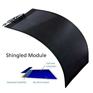 Petits panneaux solaires mono à haute efficacité --- Panneaux solaires Shingled&Semi-flexible