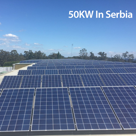 50kw sur le système solaire en serbie