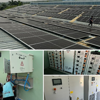 Système de stockage d'énergie de 240 kW au Myanmar