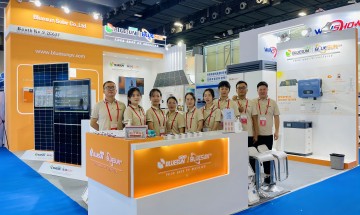 L'équipe Bluesun à l'exposition mondiale Solar PV 2023 (PV Guangzhou)
