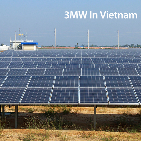  Centrale solaire de 3mw au vietnam