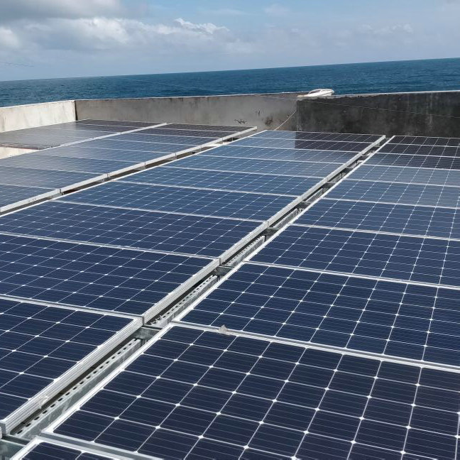 20kw hors réseau système solaire aux Philippines pour un usage résidentiel