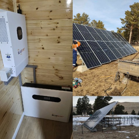 Système d'énergie solaire Bluesun 10 kW en Mongolie