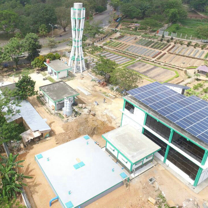 Système solaire hybride 30kw en Indonésie pour un usage commercial