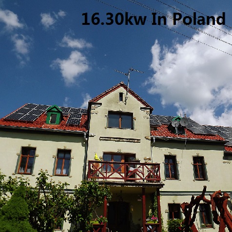 Bluesun 16 h 30 KW de panneaux Solaires Résidentiels En Pologne