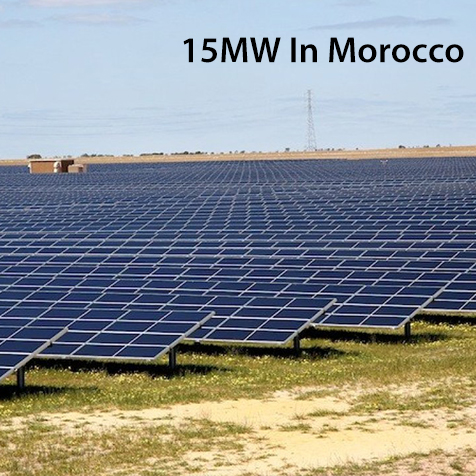 Centrale solaire de 15mw au maroc